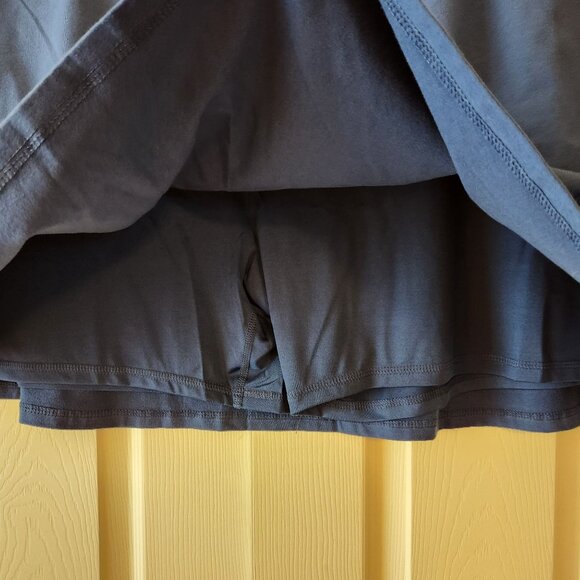 Athletic Works Womens DriWorks Blue Skort 4X 28W-30W Skirt with Shorts Under - Picture 6 of 9